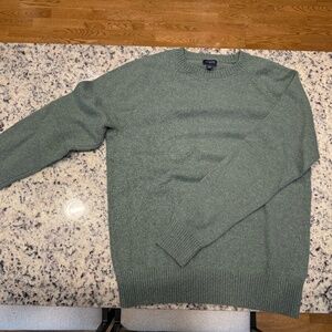 J.Crew Sage Green Crewneck Knit Sweater | Classic Fit